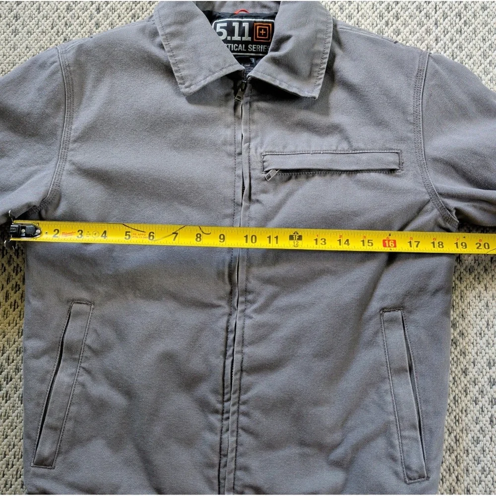 5.11 Tactical Series Torrent Molle Twill Gray Jacket Coat Packable Size XS EUC